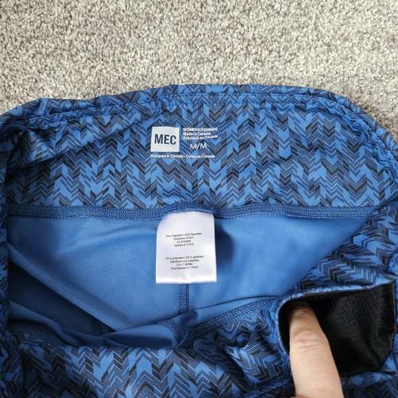 MEC running tights M blue chevron - Picture 4 of 11